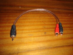 Cable Clear 1 Rca Macho A 2 Rca Hembra 01-49
