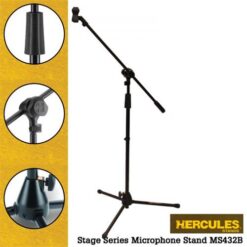 Soporte Pie De Microfono Hercules Ms432b - Excelente Calidad
