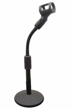 Pie De Micrófono De Mesa Cuello De Ganso Moon Pmm04 Garantía