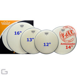 Pack Parches P/ Batería Remo Usa Propack Pp0112ba Arenados