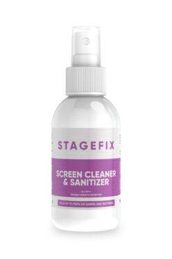 Limpiador SANITIZANTE de Pantallas MATA 99,9 de VIRUS, BACTERIA y HONGOS Stage Fix SC