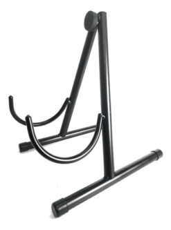 Soporte Para Guitarra Criolla - Pie reforzado plegable "v invertida" Negro Krupa 18291