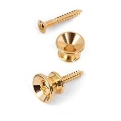 End Pin Botón Sujeta Correa Dorado (PRECIO POR UNIDAD)
