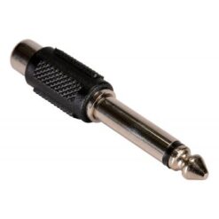 Adaptador Ficha Plug Mono 6.5 A Jack Rca