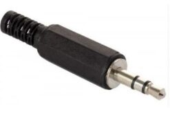 Conector Plug Macho 3.5 Stereo Plástico
