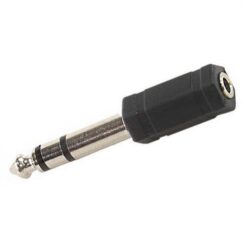 Adaptador Ficha Jack 3.5 Mono - Plug 6.5 Stereo