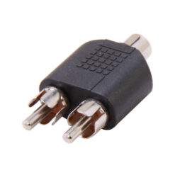 Adaptador "Y" Plug Rca A 2 Plug Rca
