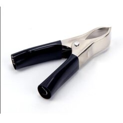 Pinza Cocodrilo 75mm 30 A Aislada NEGRO (Precio X Unidad)