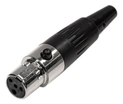Conector XLR MINI "Canon" Hembra 4 Pines PURESONIC