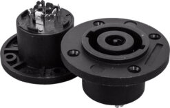 Conector Speakon Para Chasis 4 Contactos Redondo Genérico