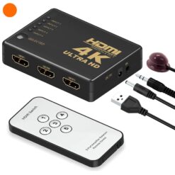 Selectora Switcher HDMI 5X1 Con control REMOTO GC-501SY