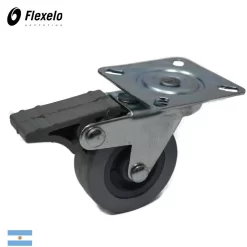 Rueda Para Rack - Anvil Nacional 50mm Giratoria con freno
