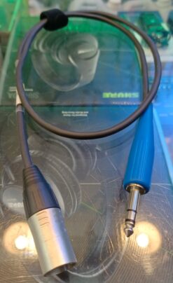 Cable balanceado para audio XLR Macho a TRS Smash Semipro X1TRS 1m 1año Garantía