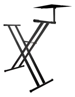 Soporte Para Teclado Plegable Pata Doble Krupa 18214 con base para Notebook