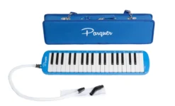 Melódica Parquer Azul 32 Notas Estuche Eva Semi Rigido