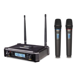 Set x2 Micrófonos Inalámbricos de mano SKP UHF-600 Pro