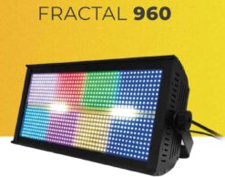 LUXNOVA Fractal 960 Strobo PIXEL LED RGB + blanco DMX alta potencia FLASH