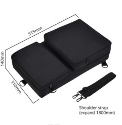Funda acolchada con bolsillos para controlador o consola mediana