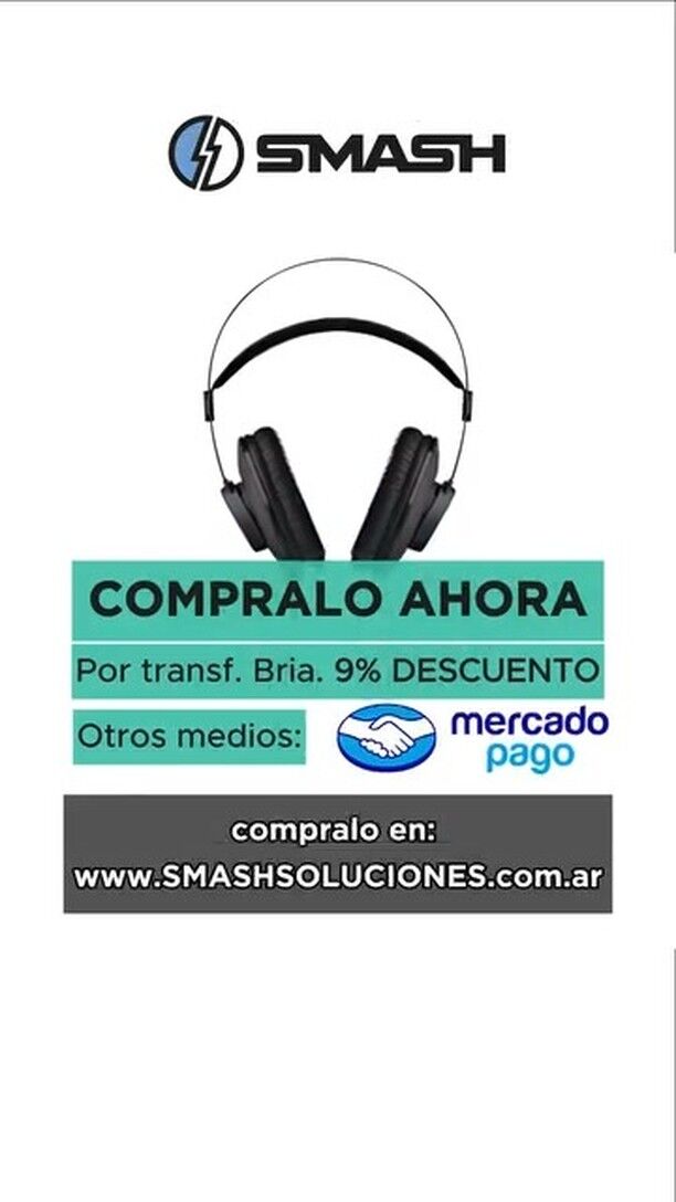 Auriculares Akg K92 Cerrados Profesionales De Estudio - Smash Soluciones